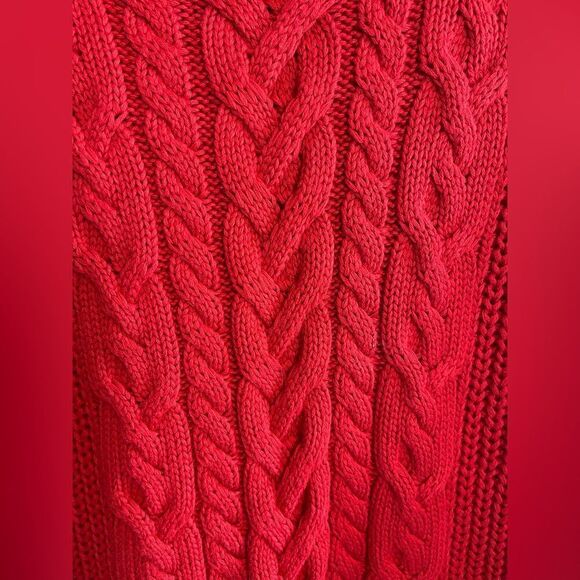 GAP Heavy Cable Knit Cowl Neck Sweater- NWT Size L - Picture 6 of 9